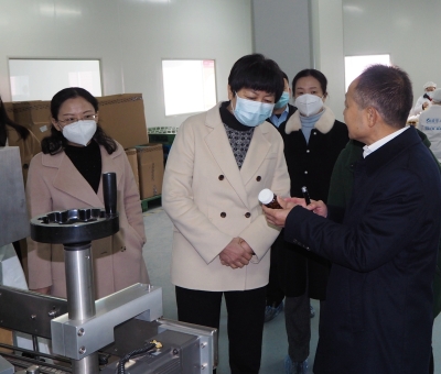 省財政廳副廳長劉力群等領導蒞臨江西仙客來公司考察調研