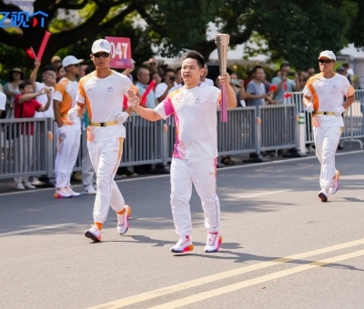 這名亞運(yùn)會火炬手來自江西九江